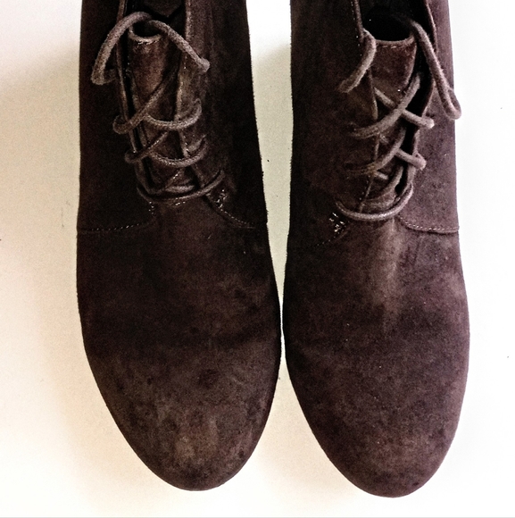 CLARK'S WEDGE SUEDE BOOTIE SZ.10 - Picture 4 of 4